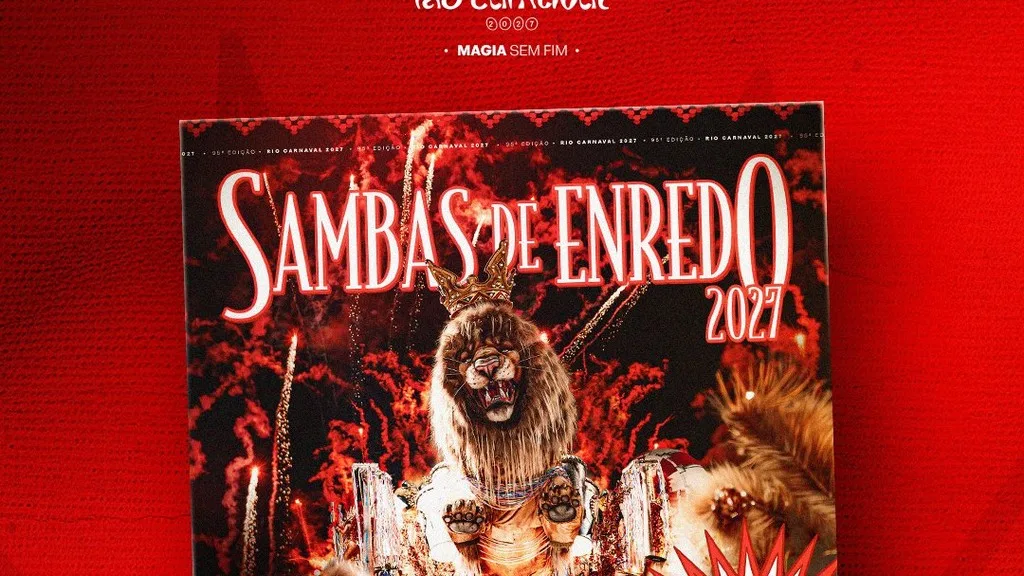 Rio Carnaval revela capa do álbum oficial dos sambas de enredo para 2027